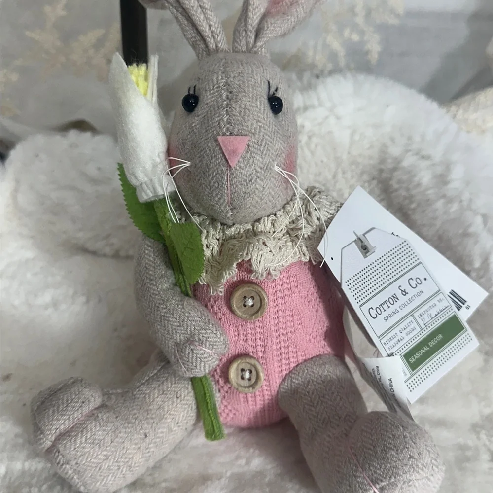 Cotton & Co. cloth Easter bunny decor